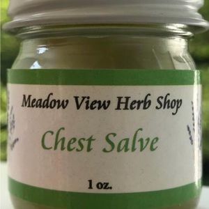 Amish handcrafted organic Chest salve
